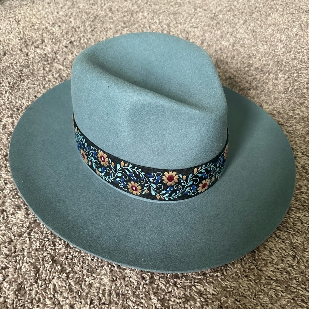 OLIVIA & PIQUE Blue Rancher Hat